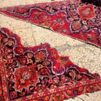 تکه فرش دستبافت