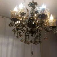 لوستر برنز ده شعله|لوستر و چراغ آویز|کرج, گلشهر|دیوار