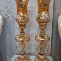 شمعدان و لاله قاجار|صنایع دستی و سایر لوازم تزئینی|تهران, دولاب|دیوار