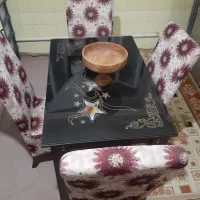 میز غذاخوری ۴ نفره|میز و صندلی غذاخوری|ساوه, |دیوار