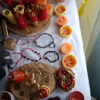 انواع شمع ودستبند و آویز گوشی