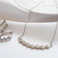 نیمست زنجیری نگینی مدل نقره ای، زیبایی بی انتها|بدلیجات|تهران, کامرانیه|دیوار