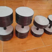 دمبل بتنی ۵ و ۱۰ کیلو با هم ۹۵۰ تومان|تجهیزات ورزشی|تنکابن, |دیوار