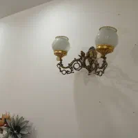 چراغ (لوستر) دیواری برنز نو.|لوستر و چراغ آویز|دورود, |دیوار