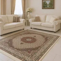 فرش دستباف (بساک) فرشتو با خونت ست کن|فرش|مشکین‌دشت, |دیوار