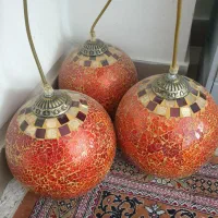 لوستر ۳شاخه کار دست|لوستر و چراغ آویز|تهران, دردشت|دیوار