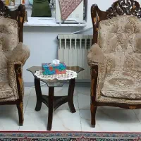 مبل سلطنتی ۹ نفره|مبلمان خانگی و میز عسلی|رشت, شهریاران|دیوار