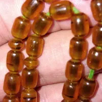 تسبیح کهربا ۳۵ تایی ۱۰۱ تایی سندلوس یشم سبز اصل