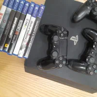 فروش ps4 pro  اکانتی سه دسته همراه با ۷ بازی