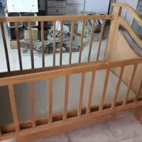 تخت کودک چوبی