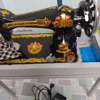 چرخ خیاطی قدیمی با دینام برقی