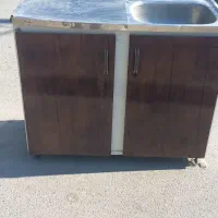 کابینت زیره ظرف شویی با اب چکان سالم سالم