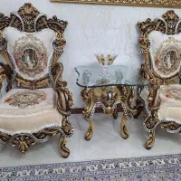 مبل۱۱نفره تمام چوب انتیک|مبلمان خانگی و میز عسلی|تهران, مجیدیه|دیوار