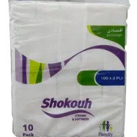 دستمال کاغذی اقتصادی شکوه 10 عددی