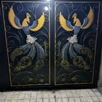 نقاشی درب پنجره ساختمانی