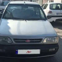 پراید مدل ۸۵ ی گلگیر وکابوت رنگ