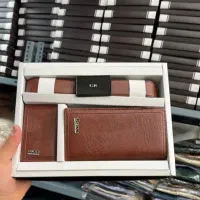 ست کادویی کیف پول، کمربند، جاکارتی مردانه