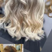 رنگ لایت امبره بالیاژ مش ....