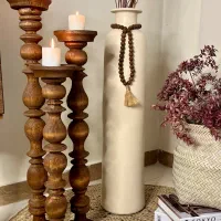 شمعدان رومیزی و کنار سالنی سه تایی