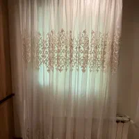 پرده حریر همراه بازیر پرده