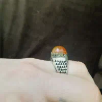 انگشتر عقیق یمنی اصل|بدلیجات|امیدیه, |دیوار