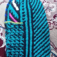 انواع جوراب بافتنی پشمی کاموایی|لباس|ماسال, |دیوار