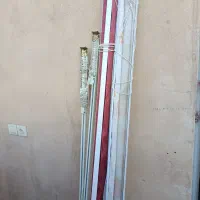 دو عدد پرده زبرا عرض 195 ودو عددچوب پرده عرض 2