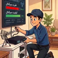 (نصاب انتن ثابت و گردان وگیرنده). منظریه وحدت اهری