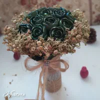 دسته گل عروس،باکس گل، دسته گل حنا، گیفت|گل مصنوعی|کرج, باغستان|دیوار