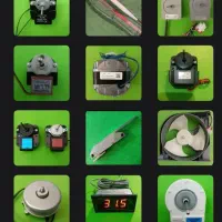 موتور فن سرامیکی یخچال،ترموستات،دستگیره،المنت،رله