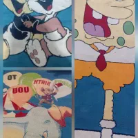 فرش قالی اتاق کودک دست بافت گونه