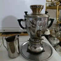 سماورگازی 8لیتری برنجی