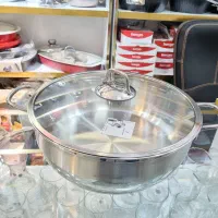 تابه دودسته استیل ضد زنگ سوفرام ترک سایز ۳۰