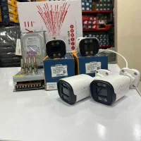 پکیج کامل 4عددی دوربین مداربسته ضدآب/بهترین تصویر|دوربین مداربسته|قدس, شهر‌قدس|دیوار