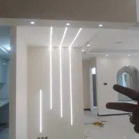 برقکار نصب لاین نوری نصاب اجرای نور چراغ خطی لاینر
