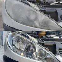 بازسازی شفاف سازی و احیای طلق چراغ اجرا در محل