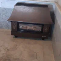 بخاری گازی طرح شومینه