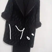 مانتو کت سارافون کفتان جین