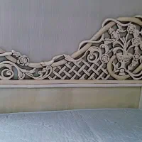 تخت خواب تمام چوب راش