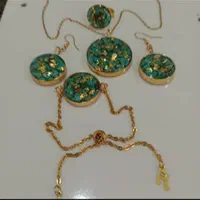 ست گردنبند گوشواره دستبند|بدلیجات|دورود, |دیوار