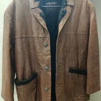کاپشن چرم کلکسیونی و عتیقه 35 ساله ی انگلیس