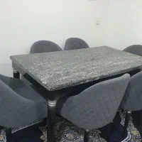 نهارخوری شش نفره چوبی مدل لاکپشتی