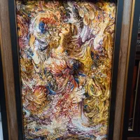 تابلو فرش دستباف مینیاتور رایحه بهاری golha|تابلو فرش|تهران, نارمک|دیوار