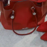 کیف و کفش ست قرمز،طوسی ،قهوه ای وزرد|کیف، کفش، کمربند|ارومیه, |دیوار