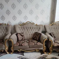 مبل ۹ نفره و میز ناهارخوری ۴نفره|مبلمان خانگی و میز عسلی|نجفآباد, ویلاشهر|دیوار