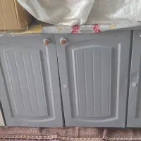کمد کابینت فلزی سه در و سه کشو آشپزخانه