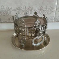 سینی و منقل برنز قدیمی