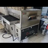 فروش فر پیتزا،ریلی دهنه ۷۰ برند آذر پخت