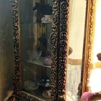 بوفه ویترین منبت کاری چوب راش کار دست|بوفه، ویترین، کنسول|تهران, جنت‌آباد مرکزی|دیوار