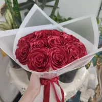 دسته گل روبانی آماده|گل مصنوعی|قم, دروازه چوبی|دیوار